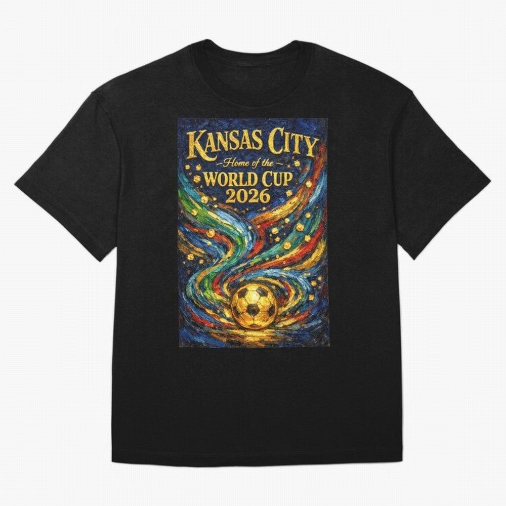 Kansas City Home of the World Cup 2026 Soccer Fan ¡ª Moody Jewel Art Print Classic T-Shirt Create FIFA World Cup 2026 USA Canada Mexico Spirit, Featuring Brazil, Portugal and Argentina, Messi, CR7 and Mbappe, Stadium Chants, National Pride, Trophy