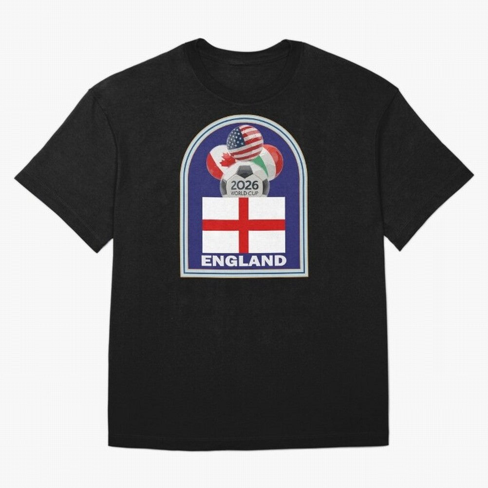 England 2026 Soccer T-shirt Classic T-Shirt Celebrate Soccer Greatness during the FIFA World Cup 2026 USA Canada Mexico Journey through Cristiano Ronaldo, Haaland and CR7 Highlights, Portugal, Spain and Germany Pride, Football History, Final Match