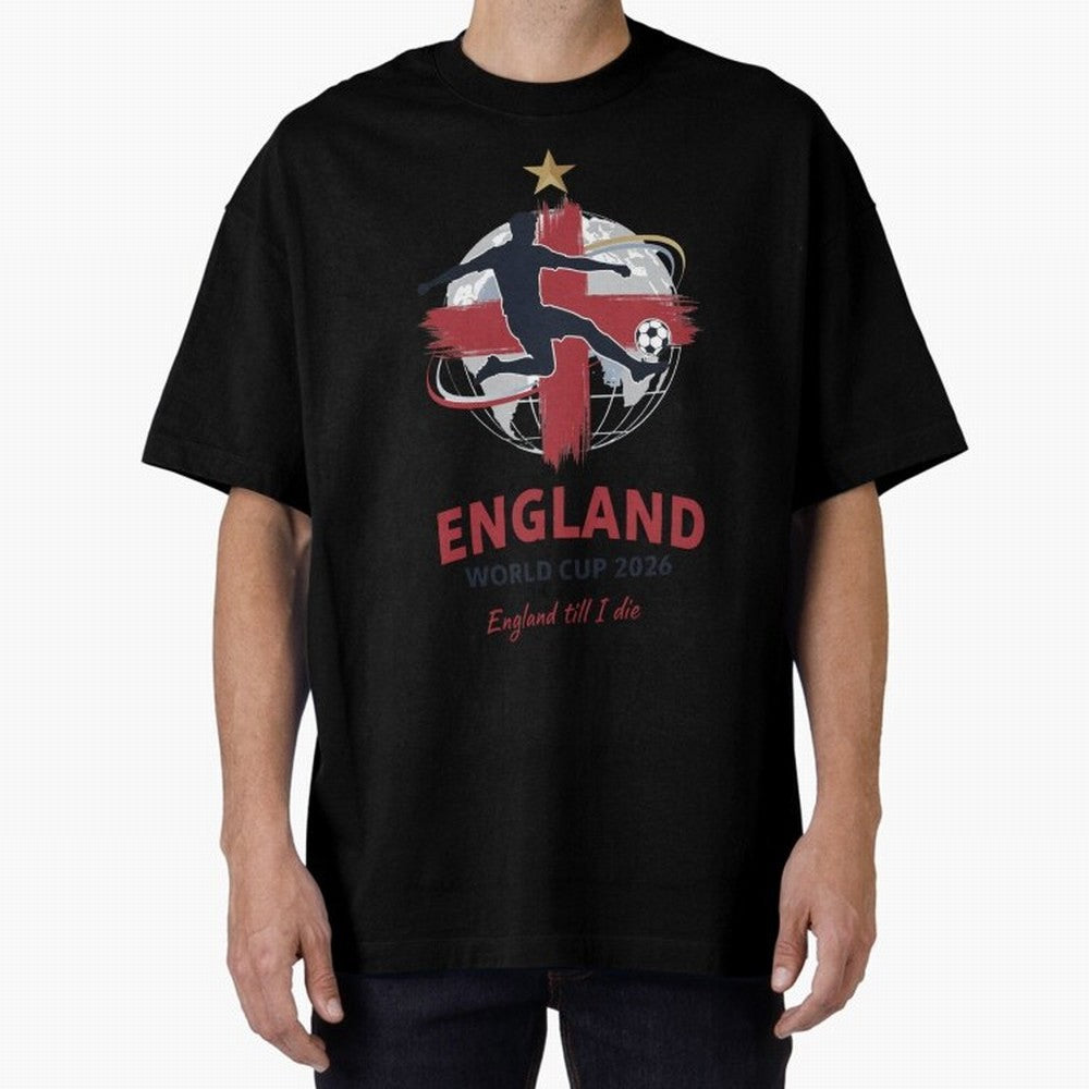 England - World Cup 2026 Fan Art Classic T-Shirt Celebrate National Team Dreams in FIFA World Cup 2026 Group Stage Spirit, with Netherlands, CR7 and Messi, Supporter Pride, Iconic Celebrations, Legendary Names and Global Match Day Energy; Built for