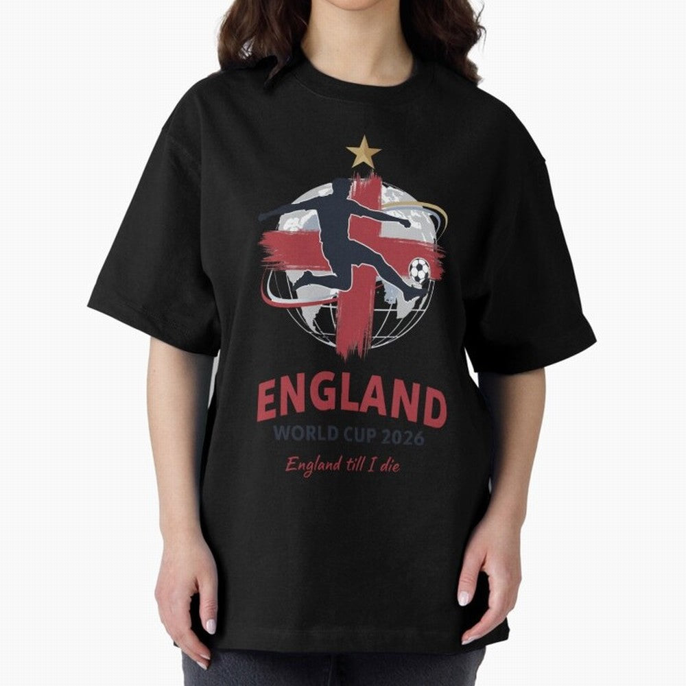 England - World Cup 2026 Fan Art Classic T-Shirt Celebrate National Team Dreams in FIFA World Cup 2026 Group Stage Spirit, with Netherlands, CR7 and Messi, Supporter Pride, Iconic Celebrations, Legendary Names and Global Match Day Energy; Built for