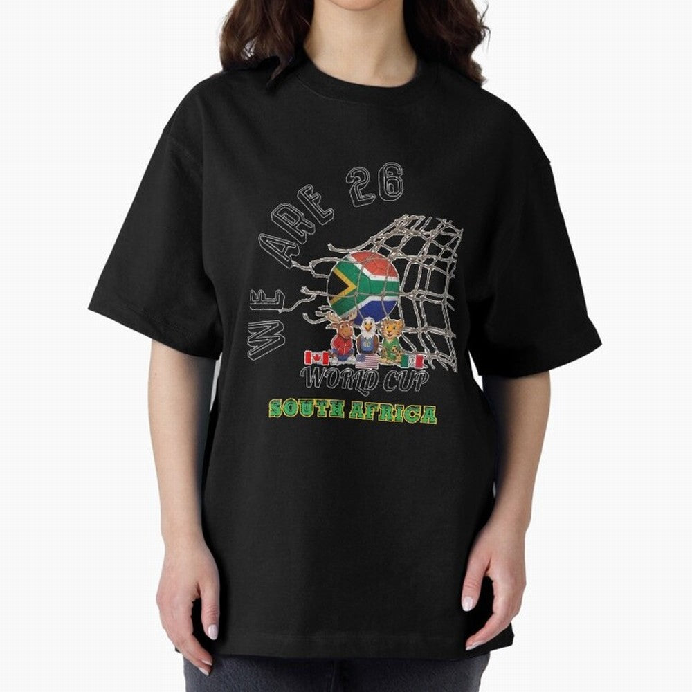 World cup 26 - South Africa Classic T-Shirt Represent the Passion of FIFA World Cup 2026 Group Stage for Fans of Messi, CR7 and Mbappe and England, France and Netherlands, Bringing Champion Mindset, Group Stage Buzz, Knockout Tension and Passionate