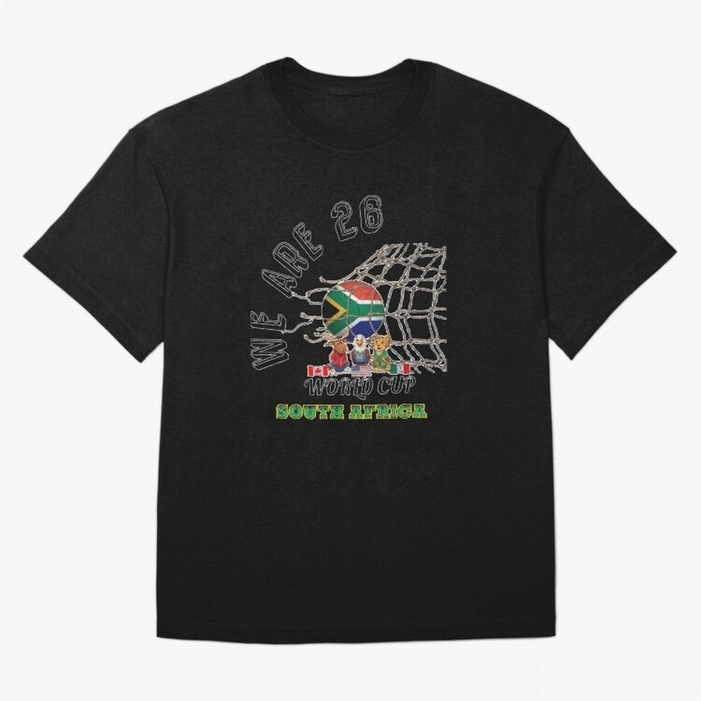 World cup 26 - South Africa Classic T-Shirt Represent the Passion of FIFA World Cup 2026 Group Stage for Fans of Messi, CR7 and Mbappe and England, France and Netherlands, Bringing Champion Mindset, Group Stage Buzz, Knockout Tension and Passionate