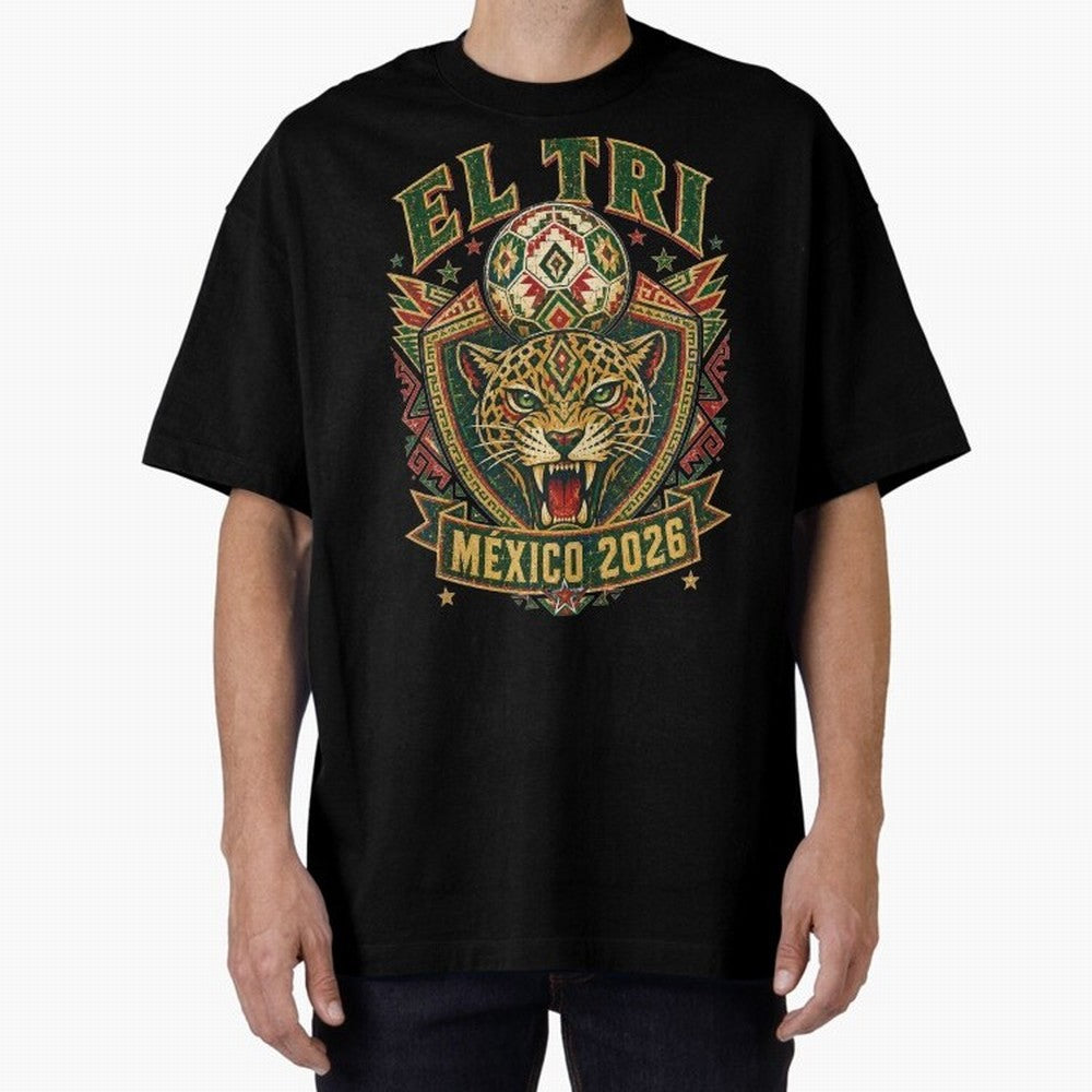 El Tri M¨¦xico 2026 World Cup Soccer T-Shirt Classic T-Shirt Show Support during FIFA World Cup 2026 for Fans of Messi and Cristiano Ronaldo and Netherlands, Bringing Vintage Soccer Flavor, Modern Football Stars, National Flags and Final Night