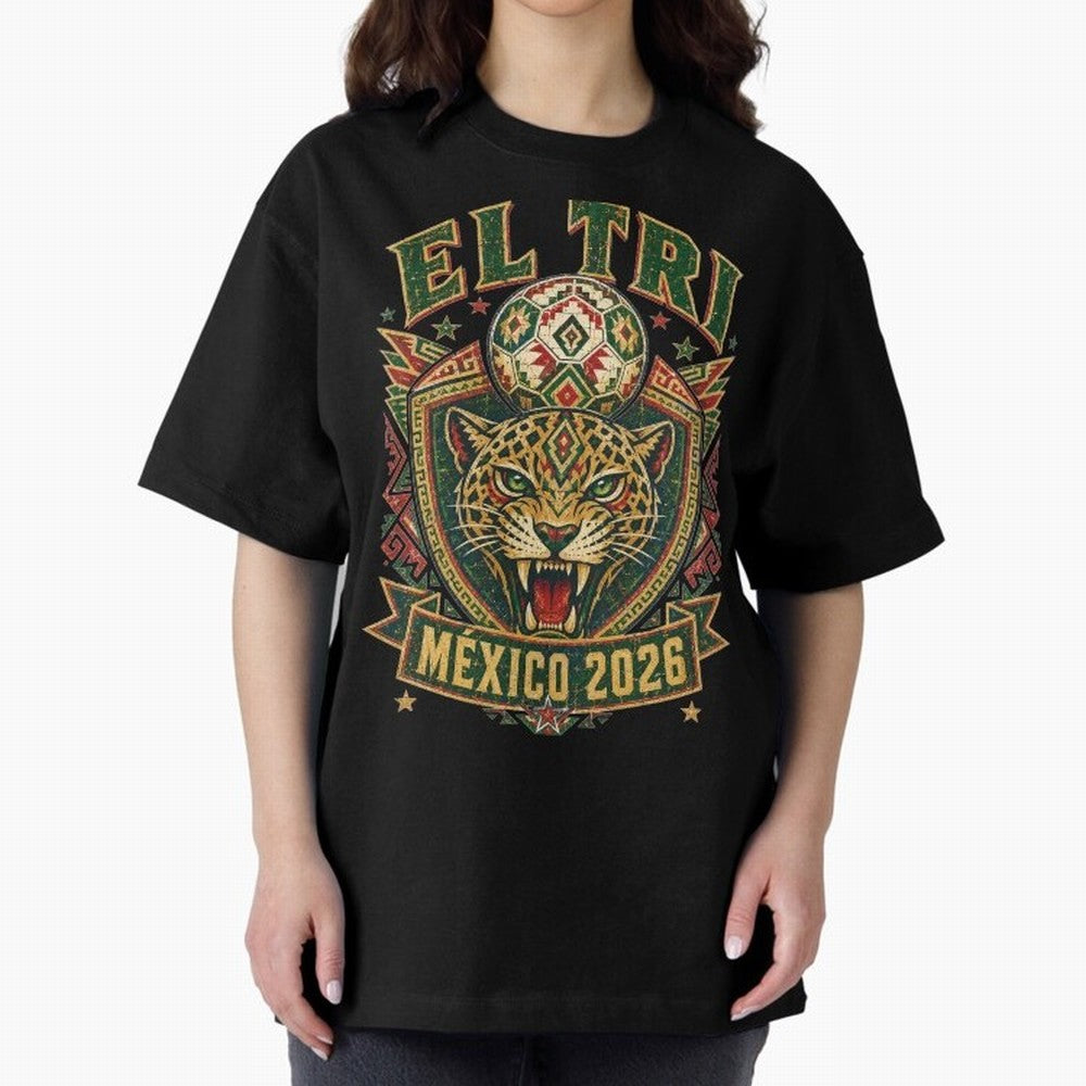 El Tri M¨¦xico 2026 World Cup Soccer T-Shirt Classic T-Shirt Show Support during FIFA World Cup 2026 for Fans of Messi and Cristiano Ronaldo and Netherlands, Bringing Vintage Soccer Flavor, Modern Football Stars, National Flags and Final Night