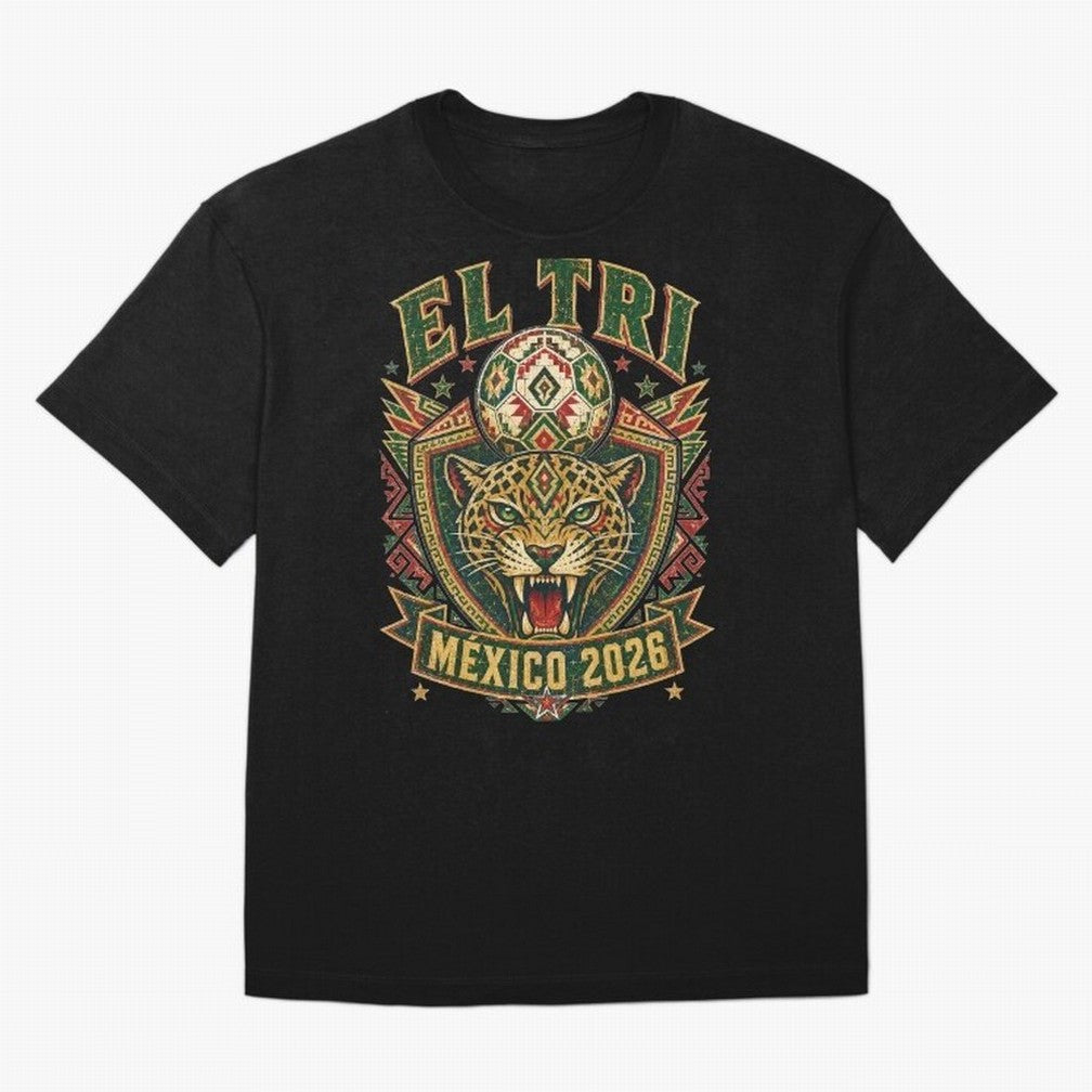 El Tri M¨¦xico 2026 World Cup Soccer T-Shirt Classic T-Shirt Show Support during FIFA World Cup 2026 for Fans of Messi and Cristiano Ronaldo and Netherlands, Bringing Vintage Soccer Flavor, Modern Football Stars, National Flags and Final Night