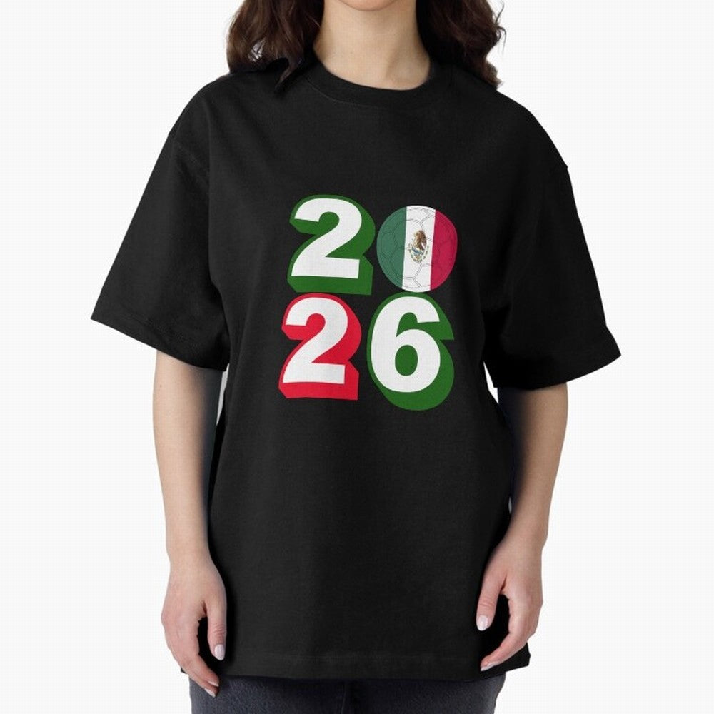 Mexico 2026 Soccer Ball Classic T-Shirt Follow Every Goal of FIFA World Cup 2026 USA Canada Mexico for Fans of CR7 and England, France and Netherlands, Bringing Championship Spirit, Famous Goals, Roaring Crowds and International Football Unity;
