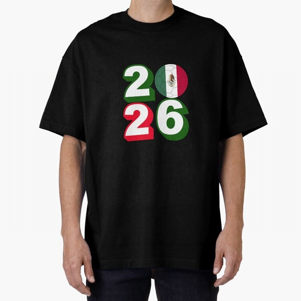 Mexico 2026 Soccer Ball Classic T-Shirt Follow Every Goal of FIFA World Cup 2026 USA Canada Mexico for Fans of CR7 and England, France and Netherlands, Bringing Championship Spirit, Famous Goals, Roaring Crowds and International Football Unity;