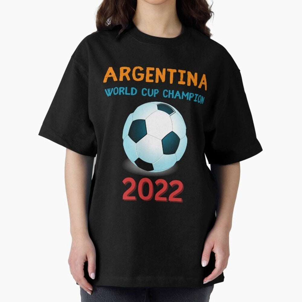 Argentina, 2022 World Cup Champion Classic T-Shirt Show Up for the Glory of Global Football Passion for FIFA World Cup 2026 Group Stage, Filled with Messi, Neymar and Mbappe, Brazil, Portugal and Argentina, Soccer Culture, Superstar Moments,