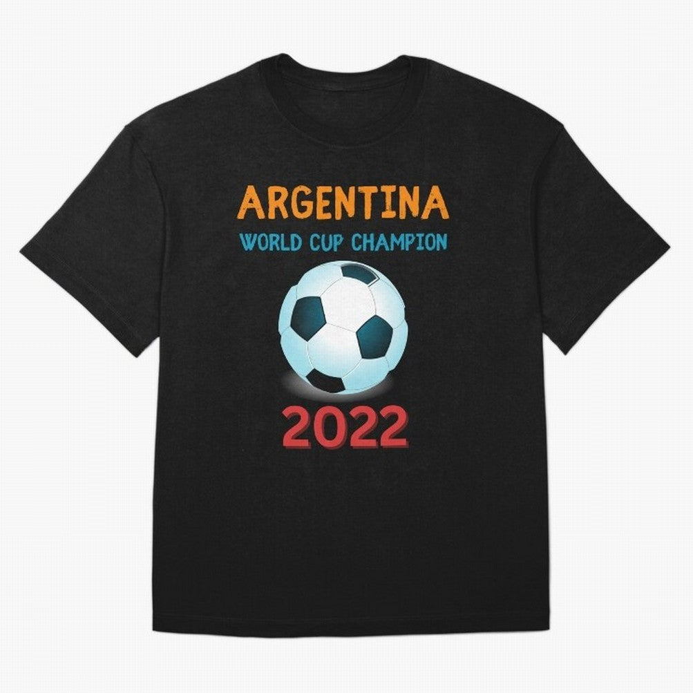 Argentina, 2022 World Cup Champion Classic T-Shirt Show Up for the Glory of Global Football Passion for FIFA World Cup 2026 Group Stage, Filled with Messi, Neymar and Mbappe, Brazil, Portugal and Argentina, Soccer Culture, Superstar Moments,