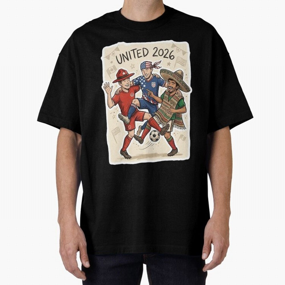 USA Canada Mexico Football Fans Classic T-Shirt Follow the Road to Match Day Hype around FIFA World Cup 2026, Cristiano Ronaldo, Germany, Fan Favorite Moments, National Team Passion, Big Match Drama and Soccer History; Perfect for Fans, Collectors,