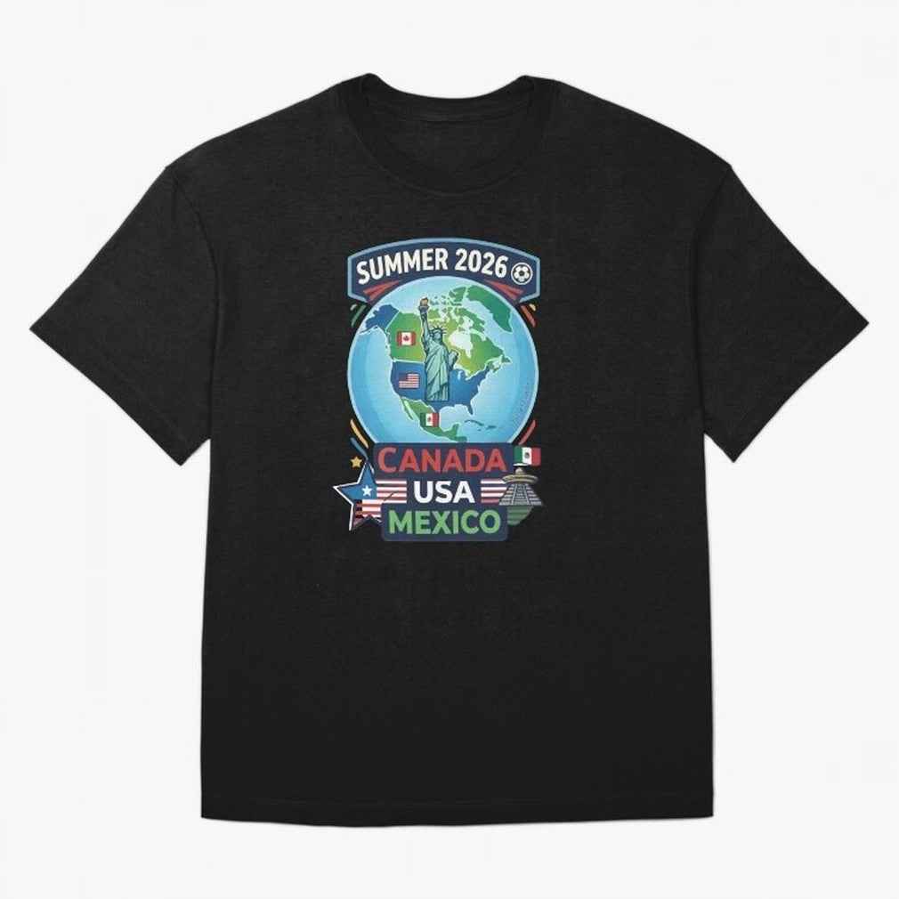 SUMMER 2026 SOCCER Classic T-Shirt Bring a Champion Mindset to the FIFA World Cup 2026 USA Canada Mexico Journey through Messi, Neymar and Mbappe Highlights, Spain and Netherlands Pride, Fan Favorite Moments, National Team Passion, Big Match Drama