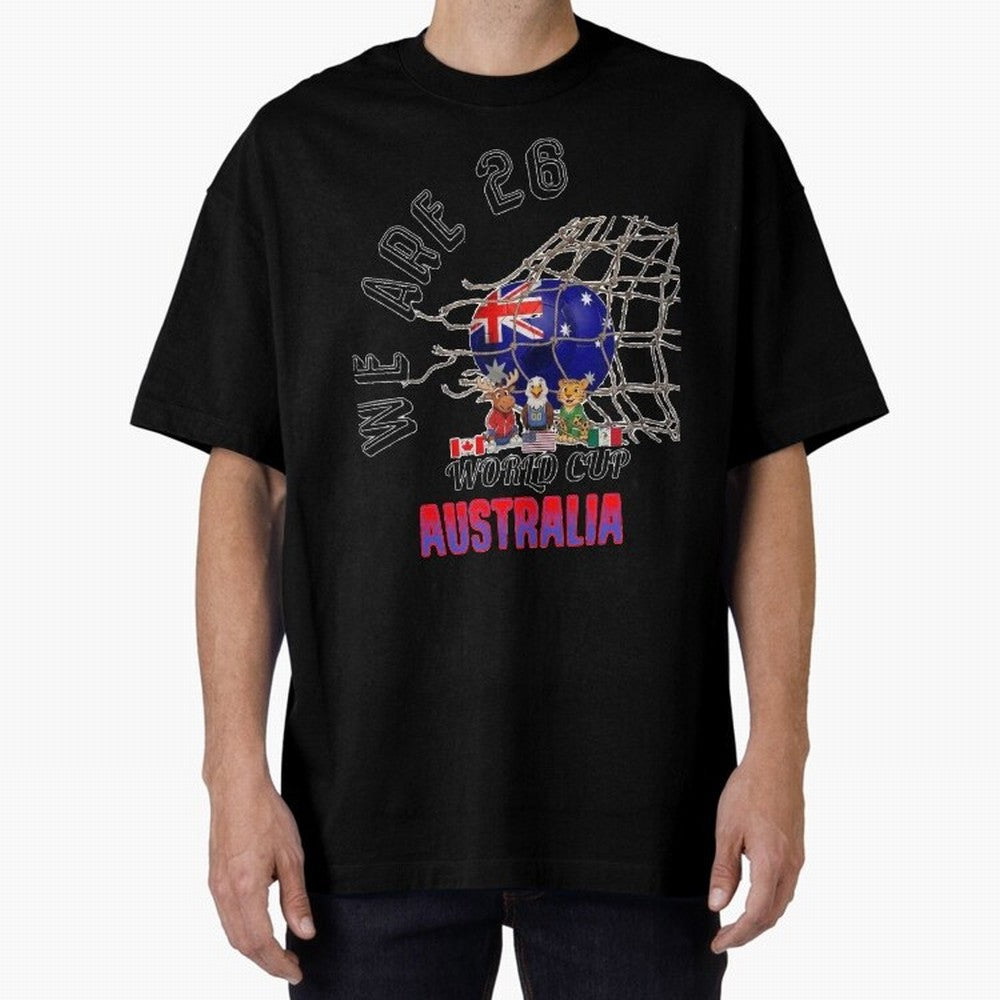 World cup 26 - Australia Classic T-Shirt Feel the Heartbeat of FIFA World Cup 2026 USA Canada Mexico Capturing Messi, Neymar and Mbappe, France Energy, Stadium Memories, Football Loyalty, International Chants and Championship Tradition; Perfect for