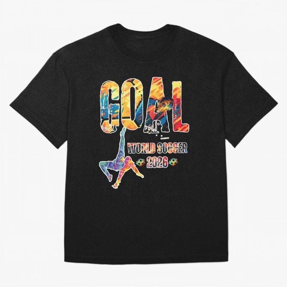 Goal World Soccer Championship 2026 Classic T-Shirt Show Your Tournament Heart for FIFA World Cup 2026 Group Stage for Fans of Mbappe and Germany, Bringing Soccer Culture, Superstar Moments, National Team Dreams and Competitive Fire; Ideal for Fans