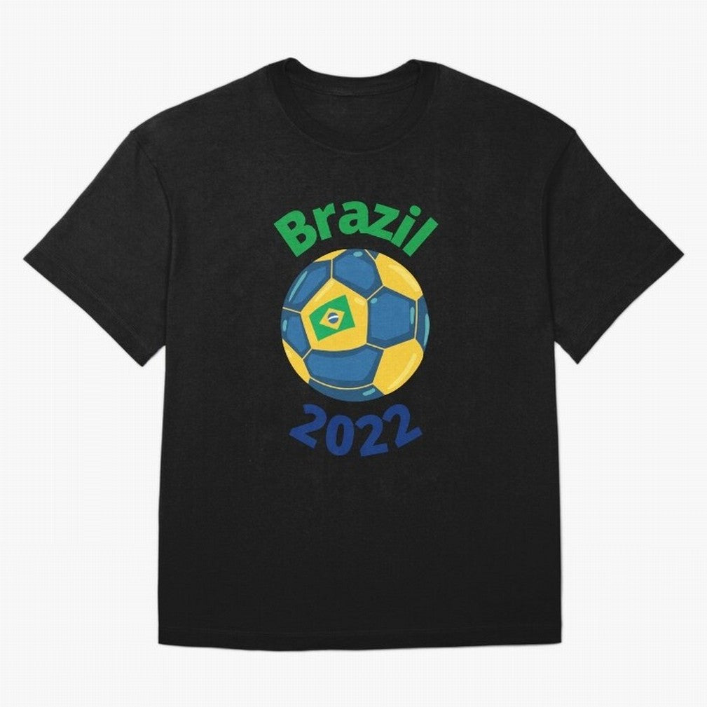 Brazil 2022 Classic T-Shirt Support Your Favorite Stars during Match Day Hype around FIFA World Cup 2026 Group Stage, Messi and Cristiano Ronaldo, Argentina, France and Brazil, Sports Nostalgia, International Competition, Famous Players and