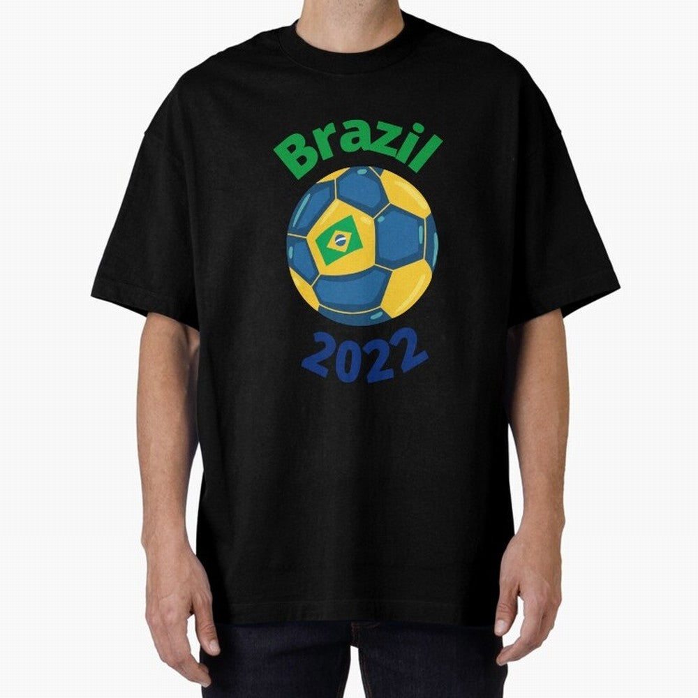 Brazil 2022 Classic T-Shirt Support Your Favorite Stars during Match Day Hype around FIFA World Cup 2026 Group Stage, Messi and Cristiano Ronaldo, Argentina, France and Brazil, Sports Nostalgia, International Competition, Famous Players and