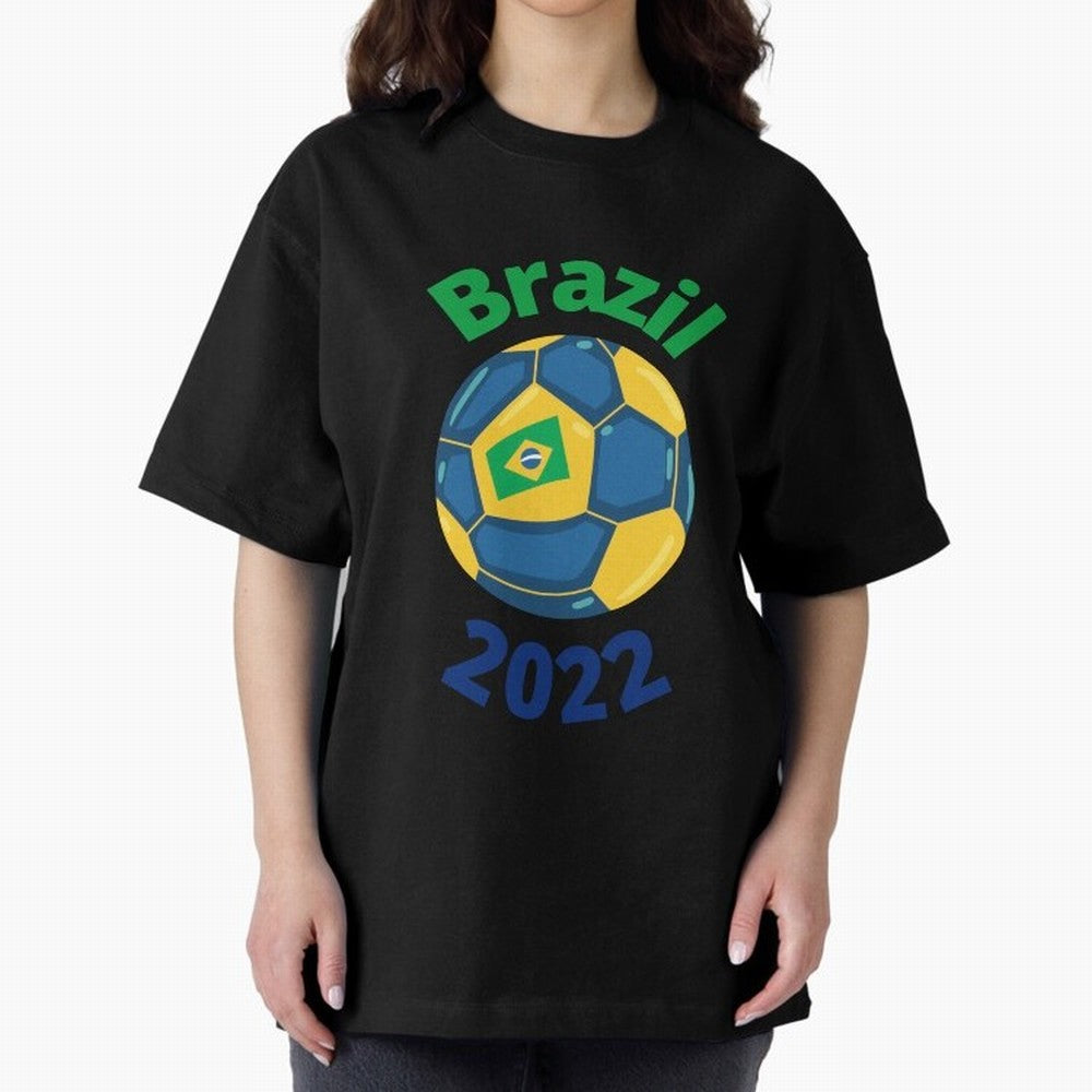 Brazil 2022 Classic T-Shirt Support Your Favorite Stars during Match Day Hype around FIFA World Cup 2026 Group Stage, Messi and Cristiano Ronaldo, Argentina, France and Brazil, Sports Nostalgia, International Competition, Famous Players and