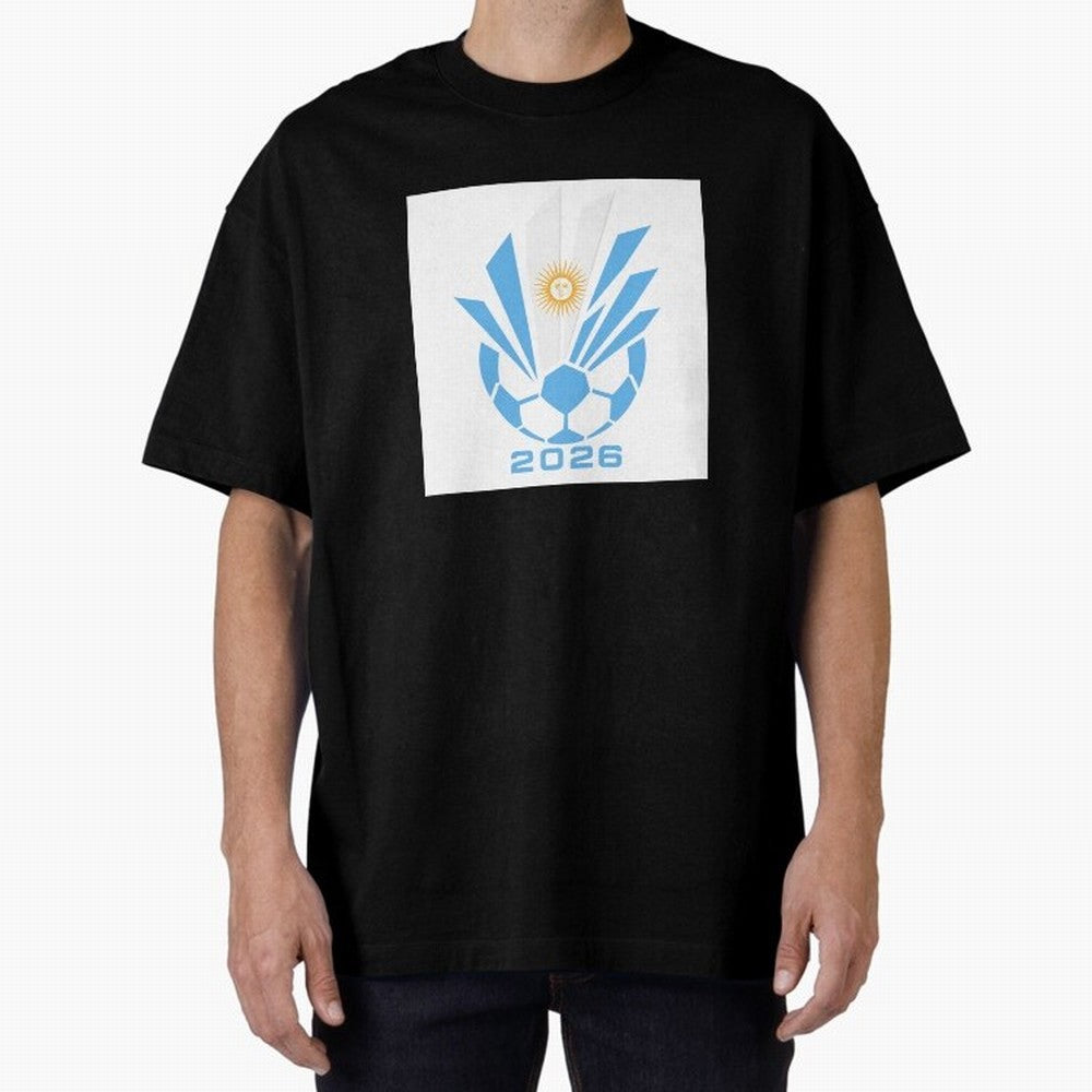 Argentina Soccer 2026 Sun Burst Emblem Classic T-Shirt Live the Energy of FIFA World Cup 2026 Spirit, Capturing Argentina, France and Brazil, Neymar, Retro Football Energy, Iconic Rivalries, Trophy Chase Drama and Stadium Atmosphere; Perfect for