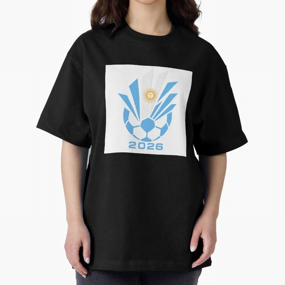 Argentina Soccer 2026 Sun Burst Emblem Classic T-Shirt Live the Energy of FIFA World Cup 2026 Spirit, Capturing Argentina, France and Brazil, Neymar, Retro Football Energy, Iconic Rivalries, Trophy Chase Drama and Stadium Atmosphere; Perfect for