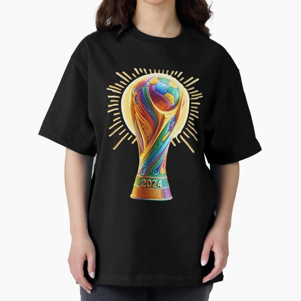 Golden Illuminating Cup Classic T-Shirt Relive the Noise and Pride of FIFA World Cup 2026 Group Stage Spirit, Celebrating Netherlands, Neymar, Haaland and Cristiano Ronaldo, Match Day Excitement, Supporter Culture, Golden Goals and Global Football