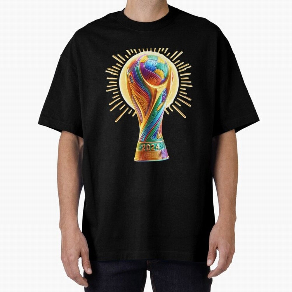 Golden Illuminating Cup Classic T-Shirt Relive the Noise and Pride of FIFA World Cup 2026 Group Stage Spirit, Celebrating Netherlands, Neymar, Haaland and Cristiano Ronaldo, Match Day Excitement, Supporter Culture, Golden Goals and Global Football
