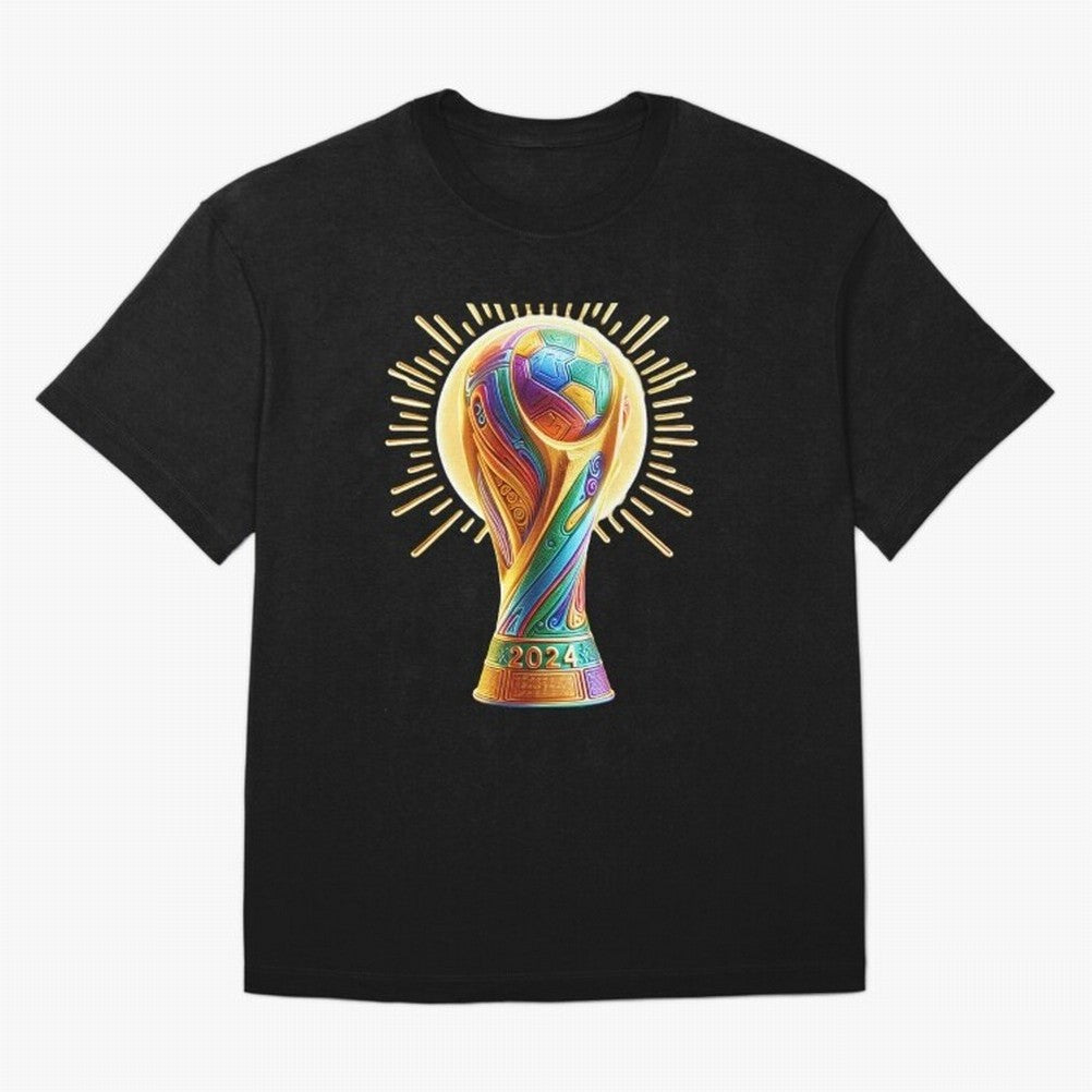 Golden Illuminating Cup Classic T-Shirt Relive the Noise and Pride of FIFA World Cup 2026 Group Stage Spirit, Celebrating Netherlands, Neymar, Haaland and Cristiano Ronaldo, Match Day Excitement, Supporter Culture, Golden Goals and Global Football