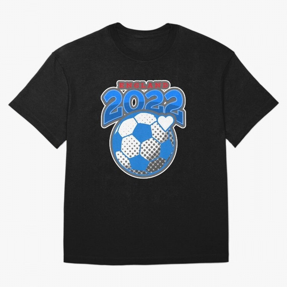 England 2022 Design Classic T-Shirt Carry the Colors and Pride of FIFA World Cup 2026 USA Canada Mexico for Fans of Neymar, Haaland and Cristiano Ronaldo and England, Bringing Goal Celebration Energy, Supporter Heritage, Football Icons and