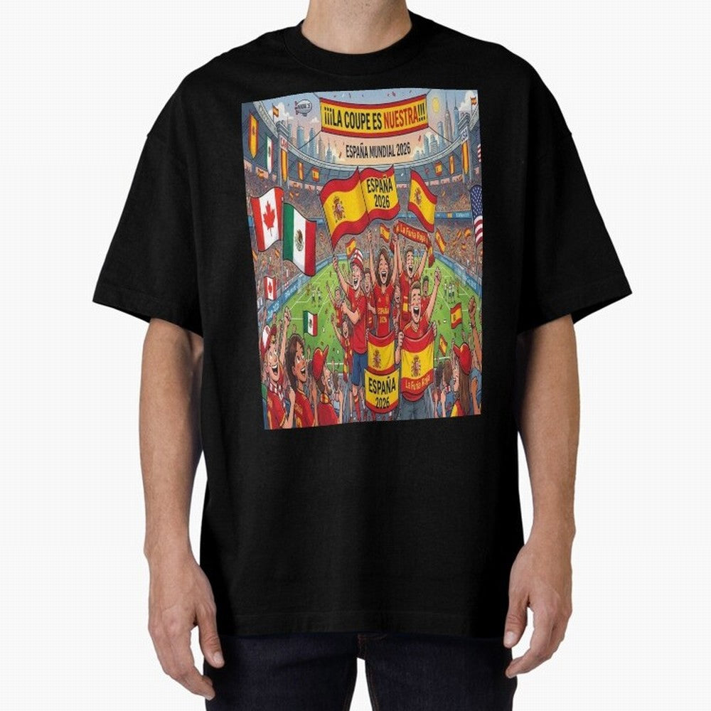 Spain World Cup 2026 - Stadium Classic T-Shirt Celebrate Classic Football Spirit in FIFA World Cup 2026 USA Canada Mexico Spirit, Made for Brazil, Portugal and Argentina, Cristiano Ronaldo, Haaland and CR7, Worldwide Fan Energy, Dramatic Goals,