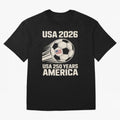 Usa 2026 Soccer 250 Years Women Kids 4th of July Classic T-Shirt Make Game Day About FIFA World Cup 2026 Group Stage for Fans of Neymar, Haaland and Cristiano Ronaldo and Argentina, France and Brazil, Bringing Stadium Memories, Football Loyalty,