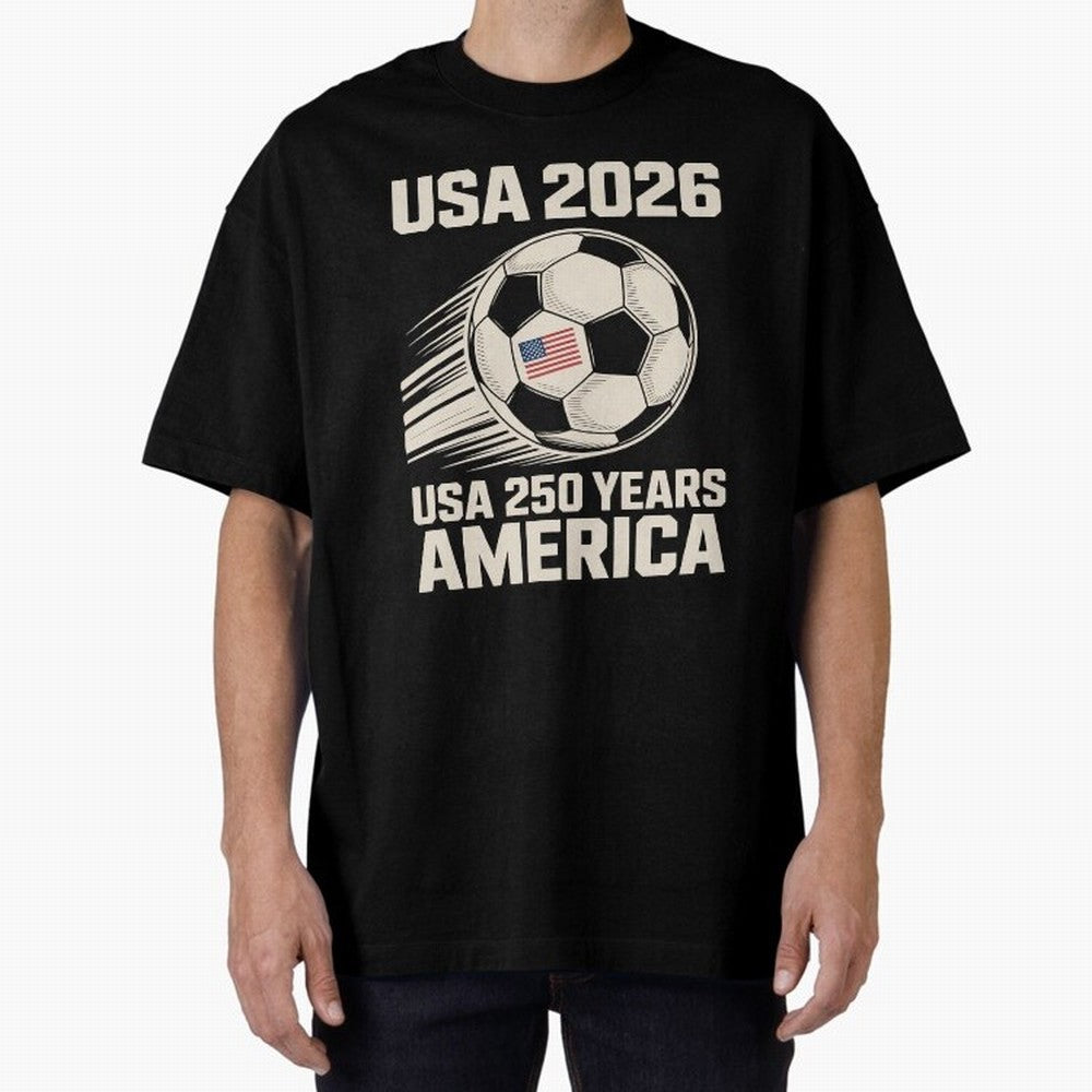 Usa 2026 Soccer 250 Years Women Kids 4th of July Classic T-Shirt Make Game Day About FIFA World Cup 2026 Group Stage for Fans of Neymar, Haaland and Cristiano Ronaldo and Argentina, France and Brazil, Bringing Stadium Memories, Football Loyalty,