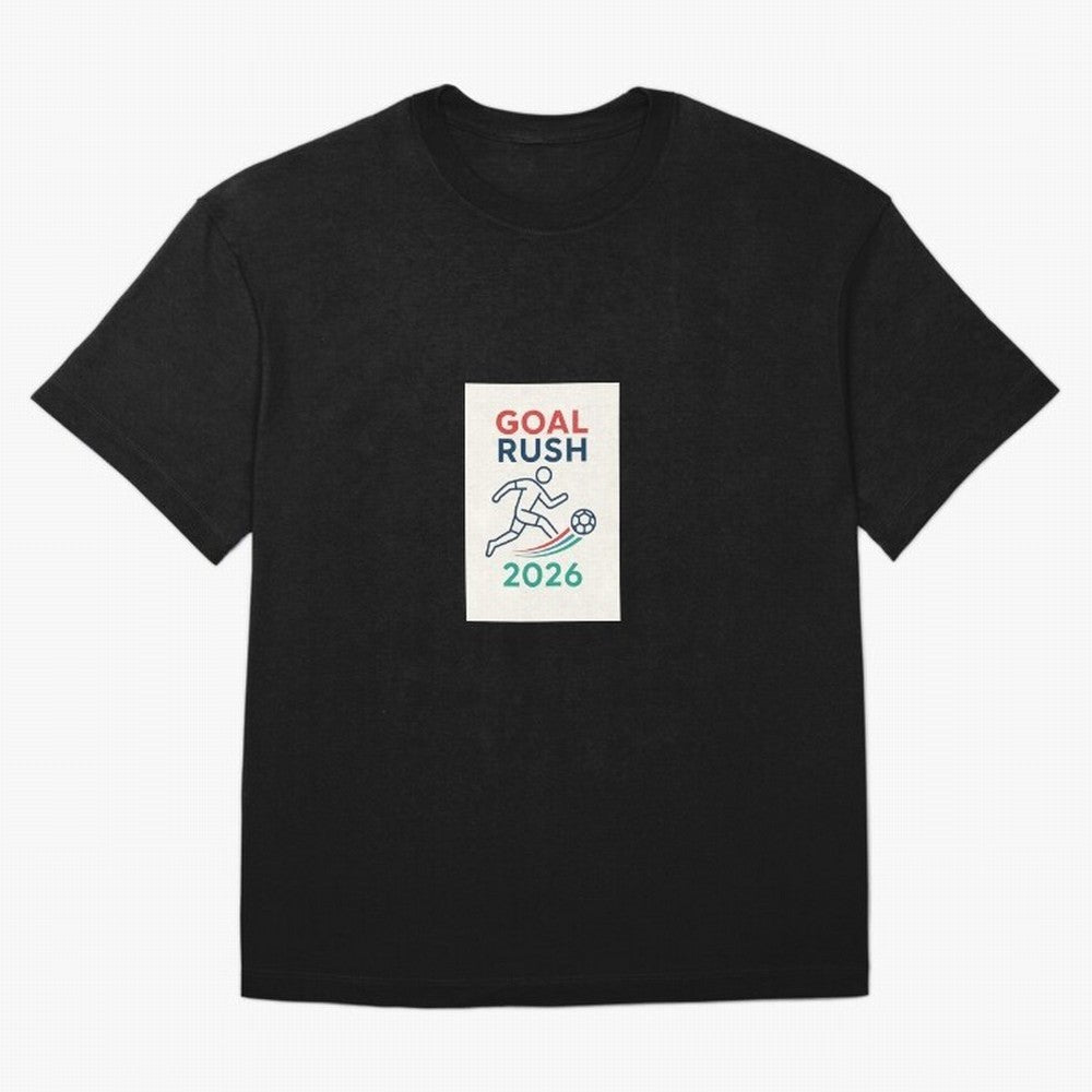 Goal Rush 2026 Classic T-Shirt Make Every Match About FIFA World Cup 2026 Group Stage Highlighting Messi, Neymar and Mbappe, Argentina and Brazil Energy, Supporter Pride, Iconic Celebrations, Legendary Names and Global Match Day Energy; Ideal for