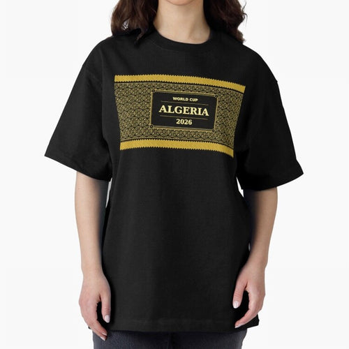 Algeria Football Fan 2026 Black Gold Luxury ¡ª Soccer Fan Gift Classic T-Shirt Show Your Stadium Side during the FIFA World Cup 2026 USA Canada Mexico Journey through Messi Highlights, Spain Pride, Championship Spirit, Famous Goals, Roaring Crowds