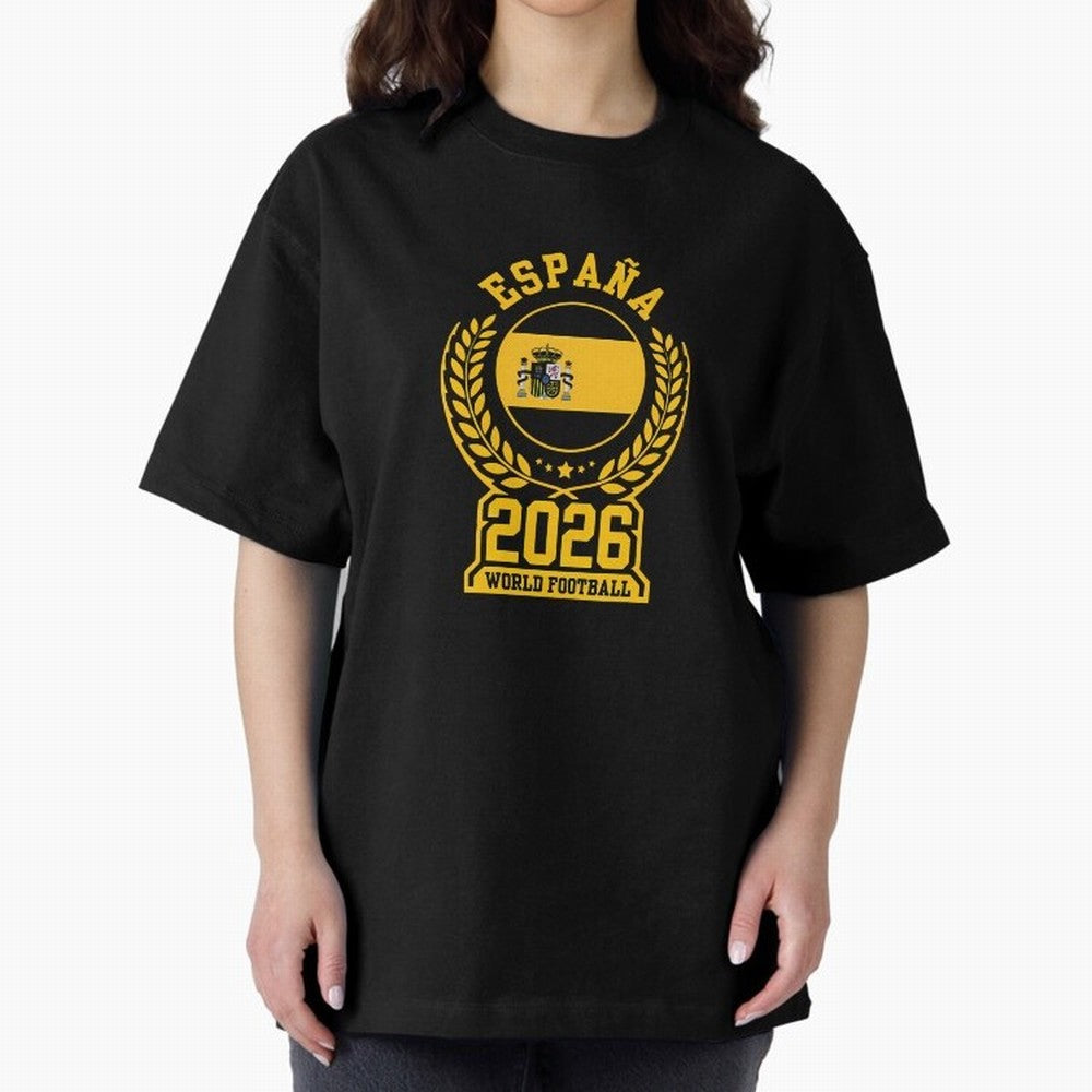 Spain World Football 2026 T-Shirt_87604013 Classic T-Shirt Celebrate Match Day Hype around FIFA World Cup 2026 Group Stage, Messi and Cristiano Ronaldo, Netherlands, Vintage Soccer Flavor, Modern Football Stars, National Flags and Final Night