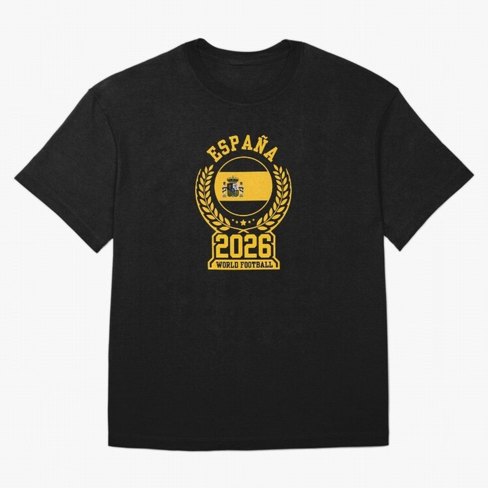Spain World Football 2026 T-Shirt_87604013 Classic T-Shirt Celebrate Match Day Hype around FIFA World Cup 2026 Group Stage, Messi and Cristiano Ronaldo, Netherlands, Vintage Soccer Flavor, Modern Football Stars, National Flags and Final Night