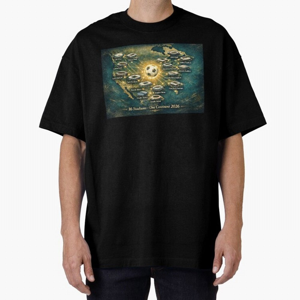 2026 Stadiums Across North America World Cup Classic T-Shirt Refresh FIFA World Cup 2026 Spirit, with Portugal, Messi, Game Day Rituals, Football Legends, Country Pride and the Road to the Final; Perfect for Fans, Collectors, Family Gatherings,