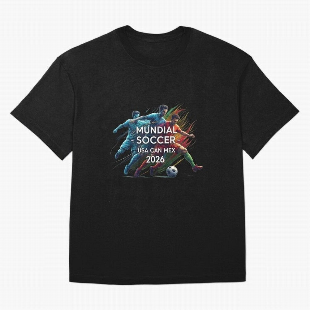 Mundial Soccer 2026 Classic T-Shirt Feel the Roar of the FIFA World Cup 2026 USA Canada Mexico Journey through Messi Highlights, Argentina and Brazil Pride, Stadium Memories, Football Loyalty, International Chants and Championship Tradition; Built