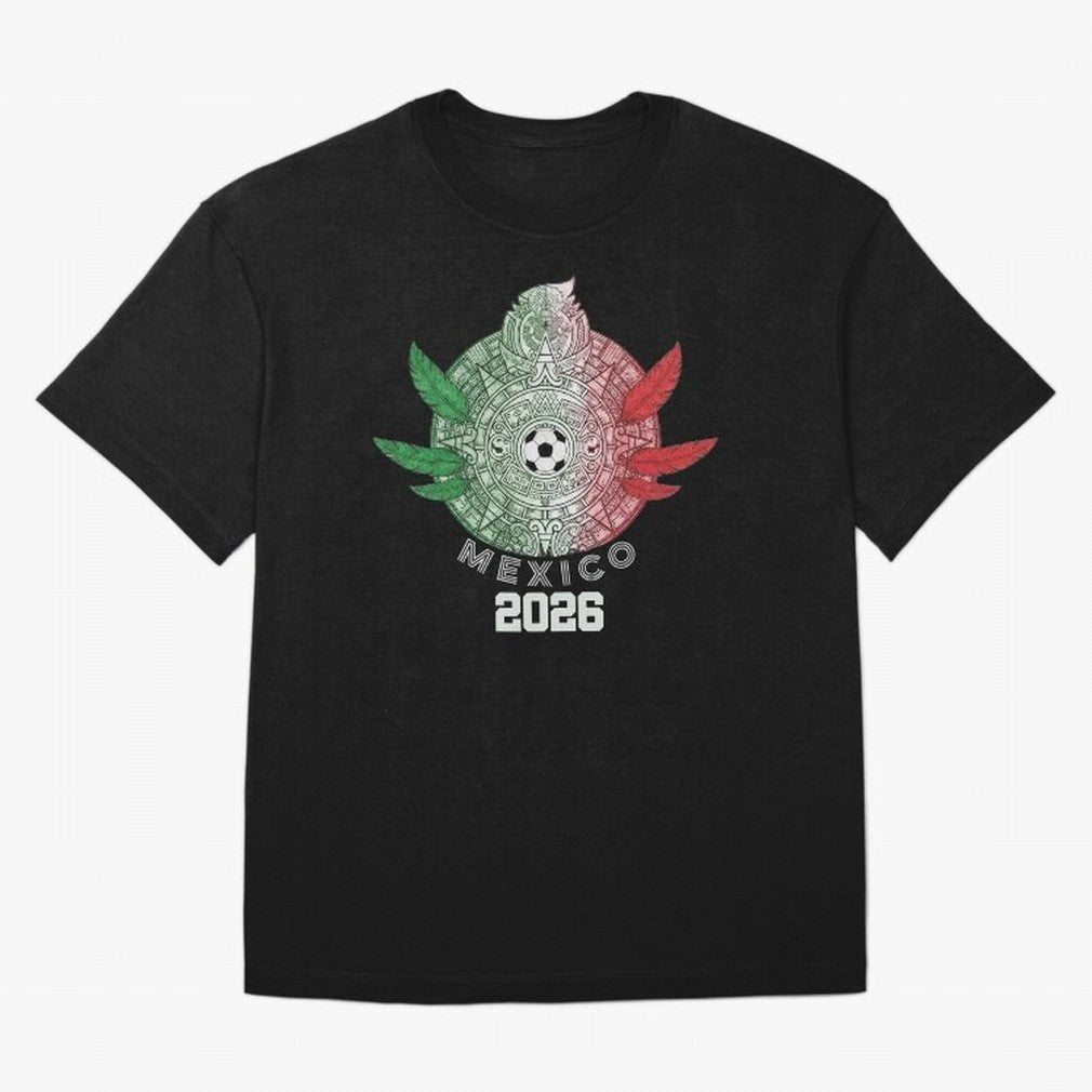 Mexico 2026 Aztec Sun Statement Classic T-Shirt Join Supporters Worldwide for FIFA World Cup 2026 Group Stage Spirit, Filled with France, CR7, Match Day Excitement, Supporter Culture, Golden Goals and Global Football Passion; Created for Match Day