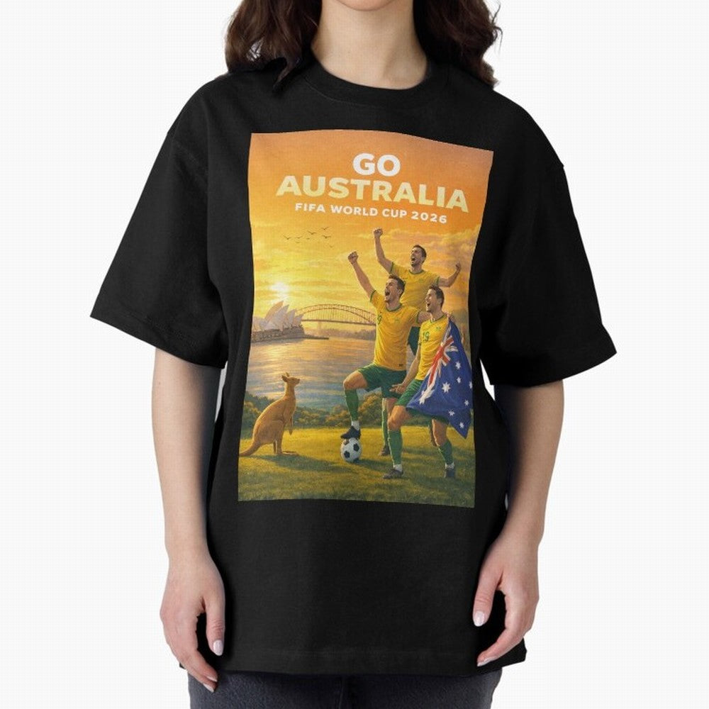 Australia Socceroos FIFA World Cup 2026 Sydney Football Australia Kangaroos Classic T-Shirt Live the Energy of FIFA World Cup 2026 Spirit, with France, Neymar, Soccer Culture, Superstar Moments, National Team Dreams and Competitive Fire; Great for