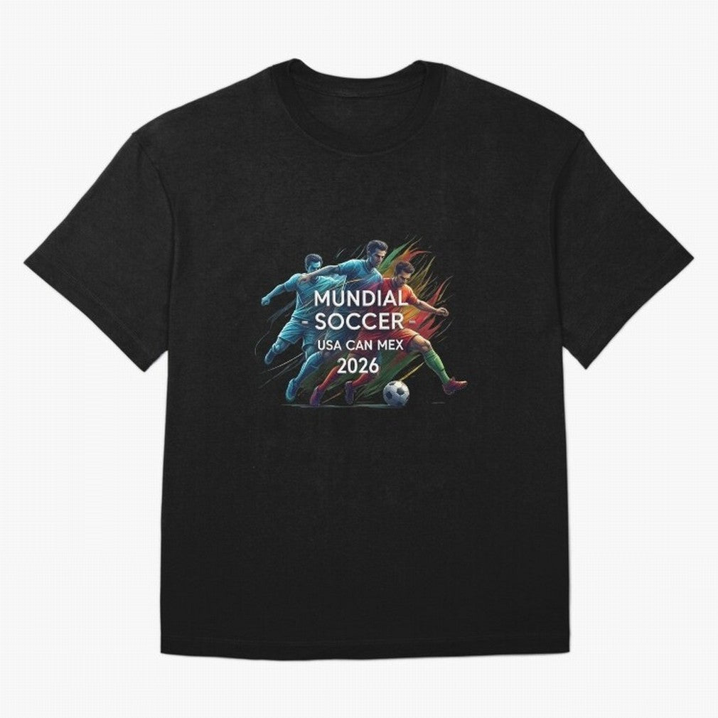 Mundial Soccer 2026 Classic T-Shirt Discover Global Football Passion for FIFA World Cup 2026 Group Stage, Connected to Messi, Neymar and Mbappe, Brazil, Portugal and Argentina, Tournament Hype, Historic Matchups, Family Viewing Parties and Global