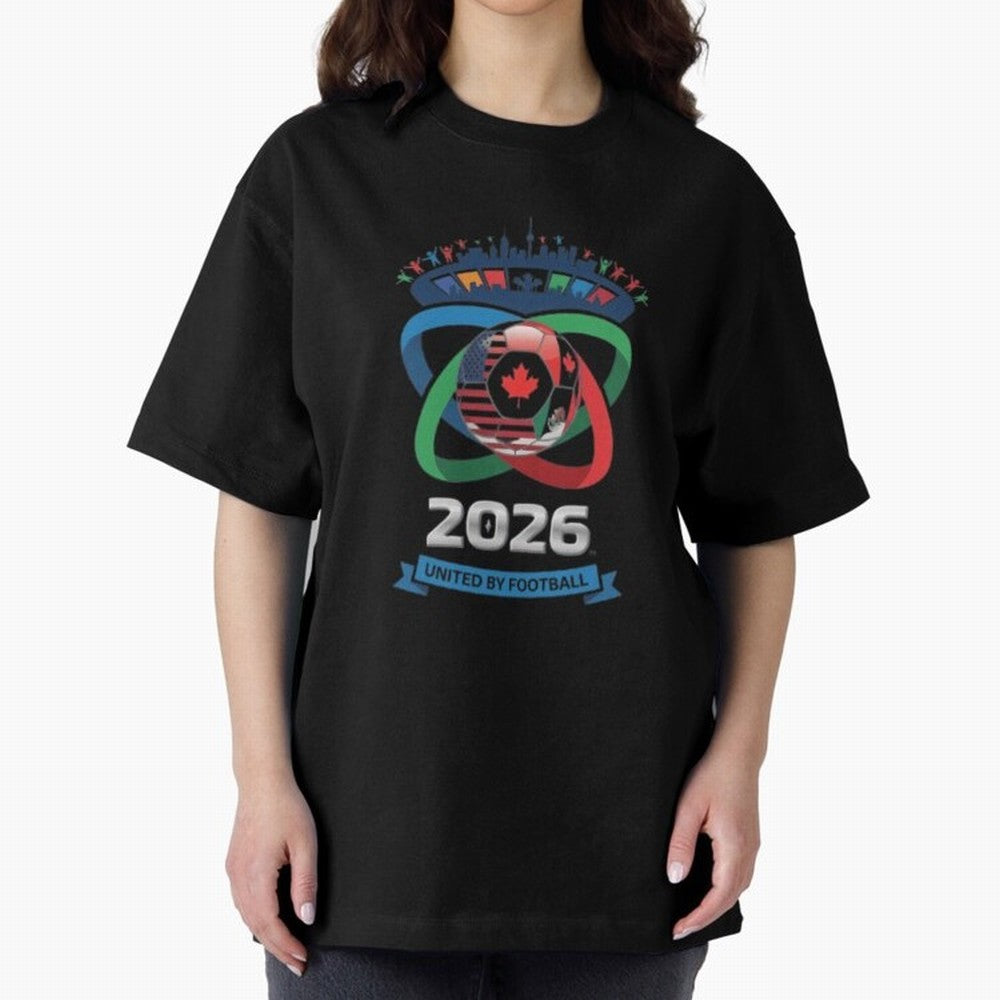 Infinity Loop World Cup 2026 Host Nation Classic T-Shirt Relive Legendary Nights from the FIFA World Cup 2026 Group Stage Journey through CR7 and Messi Highlights, Portugal Pride, Retro Football Energy, Iconic Rivalries, Trophy Chase Drama and