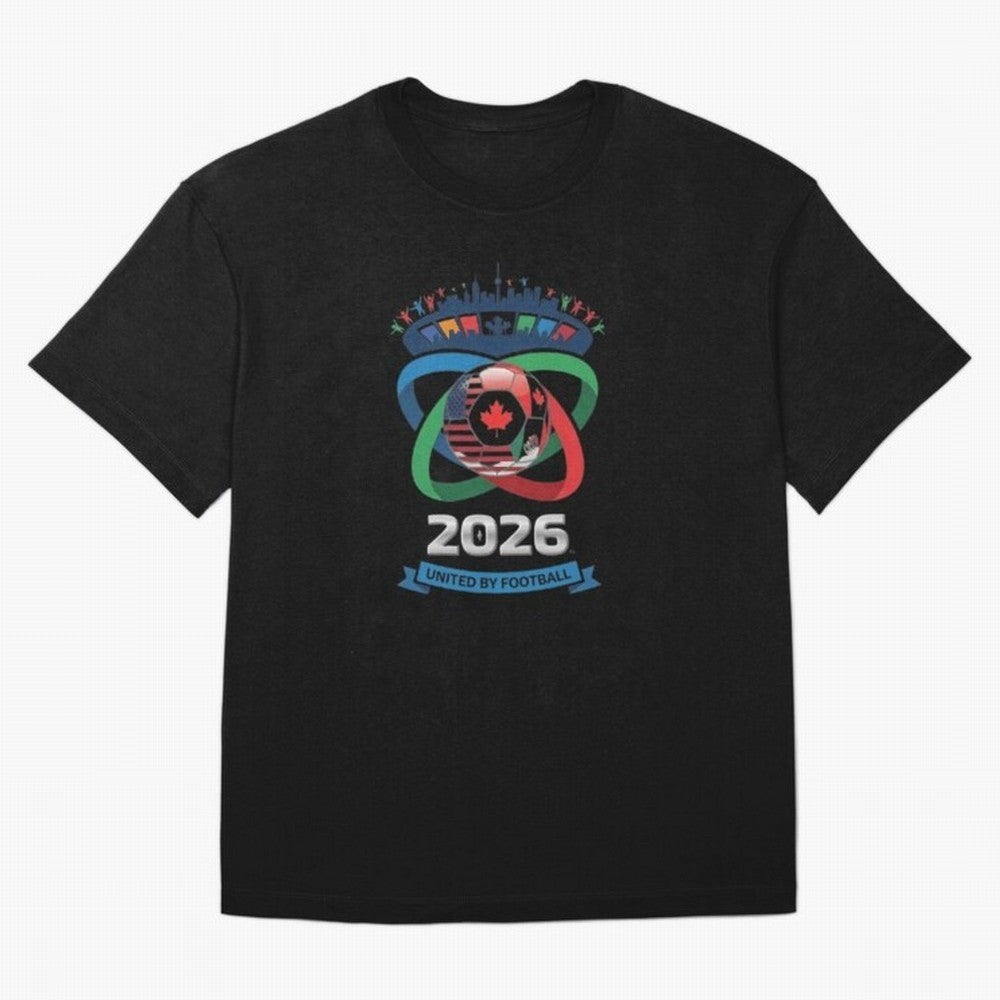 Infinity Loop World Cup 2026 Host Nation Classic T-Shirt Relive Legendary Nights from the FIFA World Cup 2026 Group Stage Journey through CR7 and Messi Highlights, Portugal Pride, Retro Football Energy, Iconic Rivalries, Trophy Chase Drama and