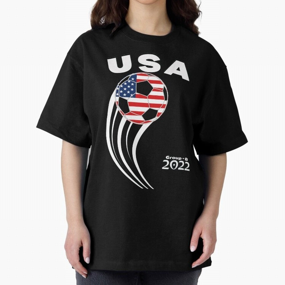 World Cup 2022 Team USA Classic T-Shirt Celebrate Football Dreams Across FIFA World Cup 2026 for Fans of Mbappe and Germany, Bringing Vintage Soccer Flavor, Modern Football Stars, National Flags and Final Night Emotion; Ideal for Fans Who Follow