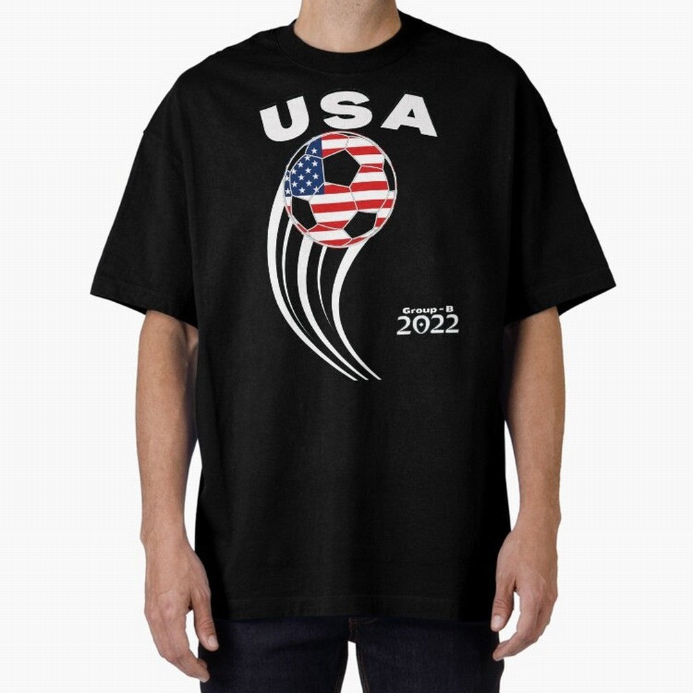 World Cup 2022 Team USA Classic T-Shirt Celebrate Football Dreams Across FIFA World Cup 2026 for Fans of Mbappe and Germany, Bringing Vintage Soccer Flavor, Modern Football Stars, National Flags and Final Night Emotion; Ideal for Fans Who Follow