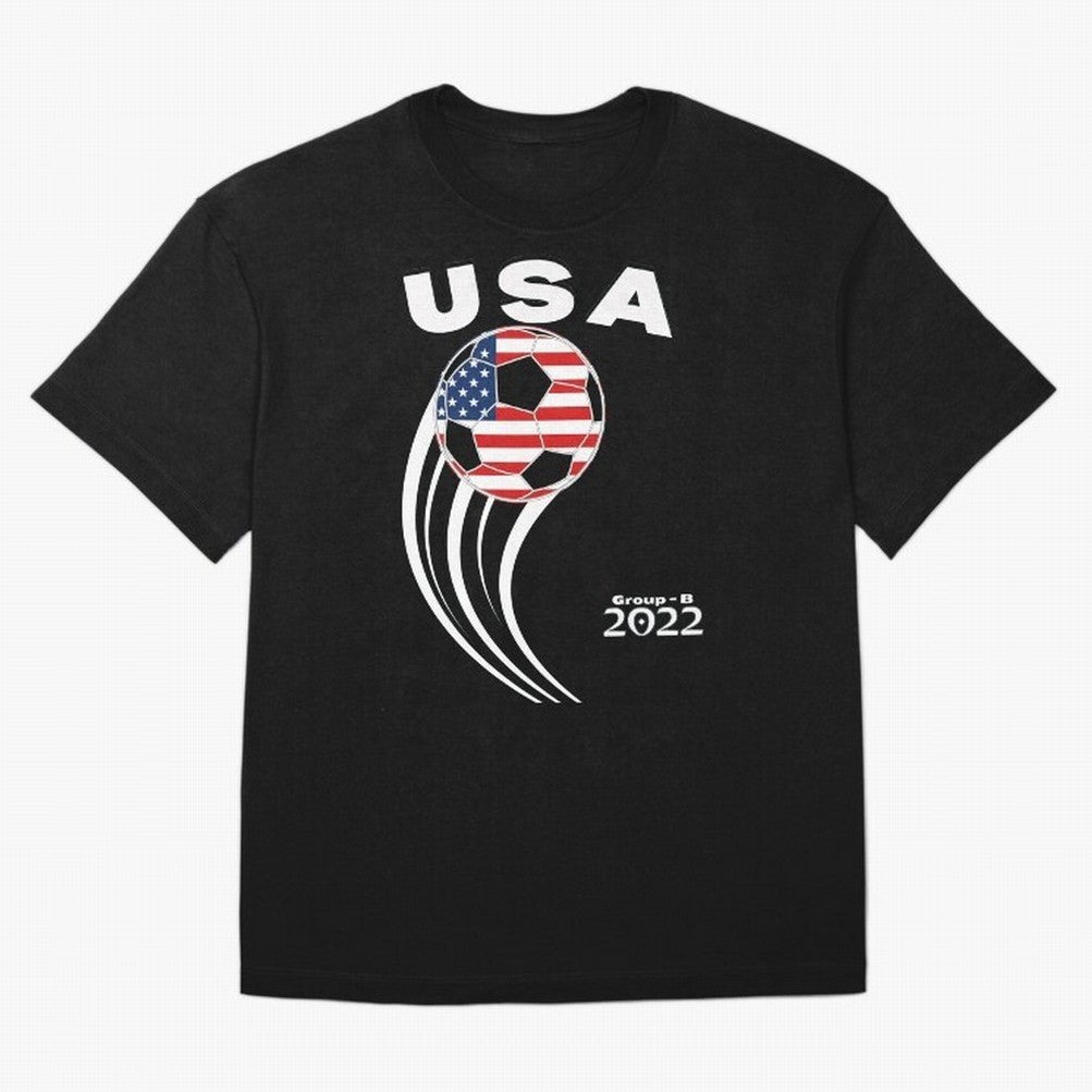 World Cup 2022 Team USA Classic T-Shirt Celebrate Football Dreams Across FIFA World Cup 2026 for Fans of Mbappe and Germany, Bringing Vintage Soccer Flavor, Modern Football Stars, National Flags and Final Night Emotion; Ideal for Fans Who Follow