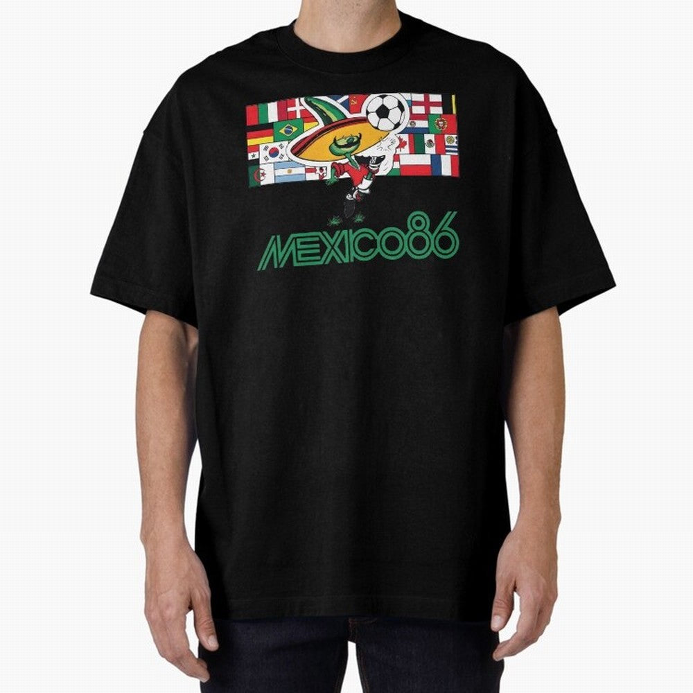 Pique Mexico 86 World Cup Soccer Mascot Classic T-Shirt Follow the Final Road of FIFA World Cup 2026 USA Canada Mexico Centered on Messi, Neymar and Mbappe, Brazil, Portugal and Argentina Energy, Retro Football Energy, Iconic Rivalries, Trophy