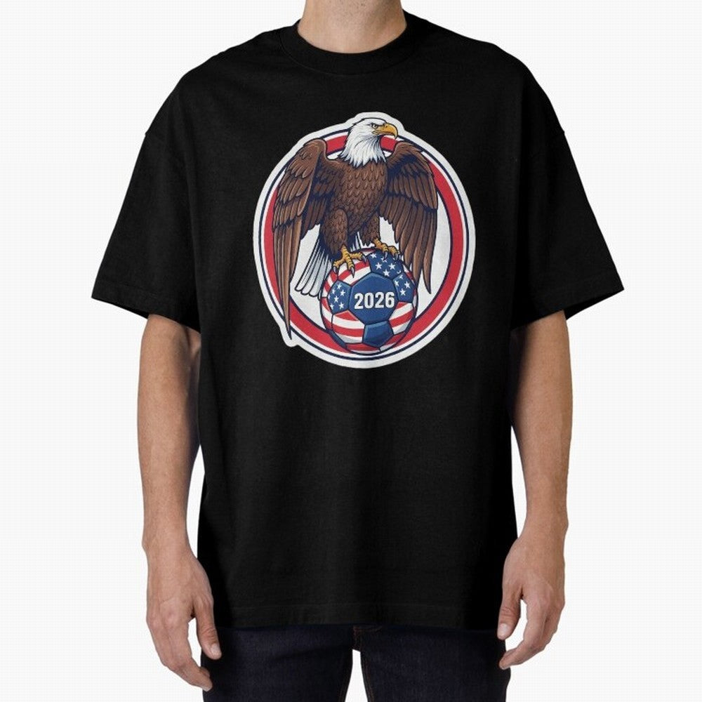 USA Eagle Soccer 2026 ¨C American Pride Football Design Classic T-Shirt Join the Global Buzz around FIFA World Cup 2026 Group Stage Spirit, Featuring England and Germany, Mbappe and Neymar, Football History, Final Match Energy, Crowd Noise and Once