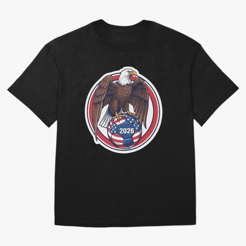 USA Eagle Soccer 2026 ¨C American Pride Football Design Classic T-Shirt Join the Global Buzz around FIFA World Cup 2026 Group Stage Spirit, Featuring England and Germany, Mbappe and Neymar, Football History, Final Match Energy, Crowd Noise and Once