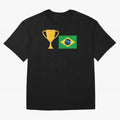 Brazil Soccer Team Fan Football Brazilian Flag 2022 T-Shirt - Brazil T shirt Soccer - Brazil Flag Vintage - Brazilian Classic T-Shirt Bring Champion Energy into FIFA World Cup 2026 USA Canada Mexico Spirit, Driven by Brazil, CR7 and Messi, Global