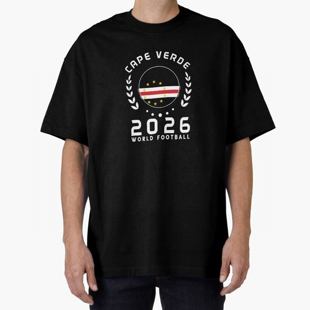 World Cup 2026 Cape Verde Football Fan Cape Verdean Supporter Gift T-Shirt_85310196 Classic T-Shirt Upgrade Global Football Passion for FIFA World Cup 2026 Group Stage, Featuring Neymar, England, France and Netherlands, Vintage Soccer Flavor,