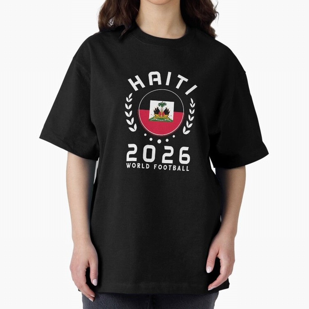 World Cup 2026 Haiti Football Fan Haitian Supporter T-Shirt_84687246 Classic T-Shirt Honor the Football Icons of Global Football Passion for FIFA World Cup 2026 USA Canada Mexico, with Cristiano Ronaldo, Haaland and CR7, Portugal, Tournament Hype,