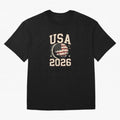 USA Soccer World Cup 2026 American Fan T-Shirt_88555733 Classic T-Shirt Join Supporters Worldwide for FIFA World Cup 2026 USA Canada Mexico Featuring Mbappe, France and Portugal Energy, Fan Favorite Moments, National Team Passion, Big Match Drama